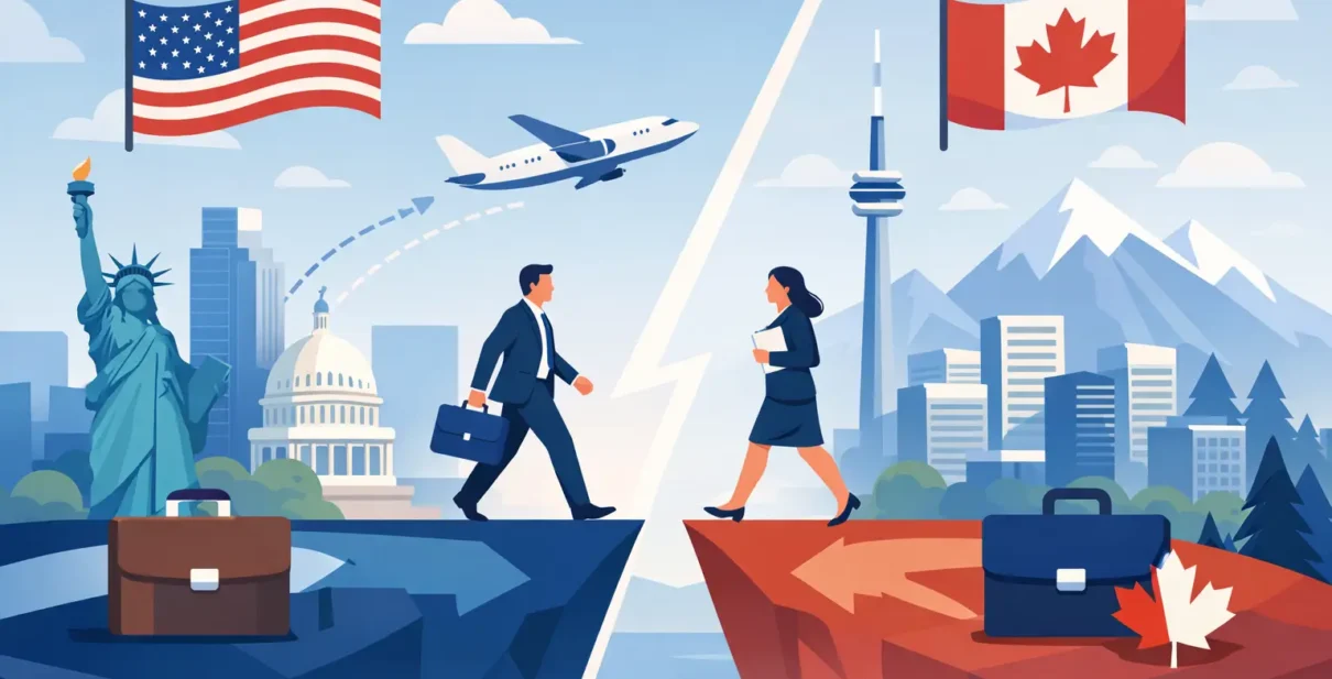 USA vs Canada Business Migration