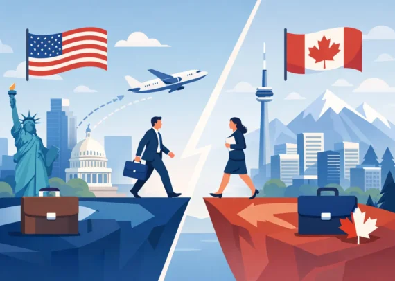 USA vs Canada Business Migration